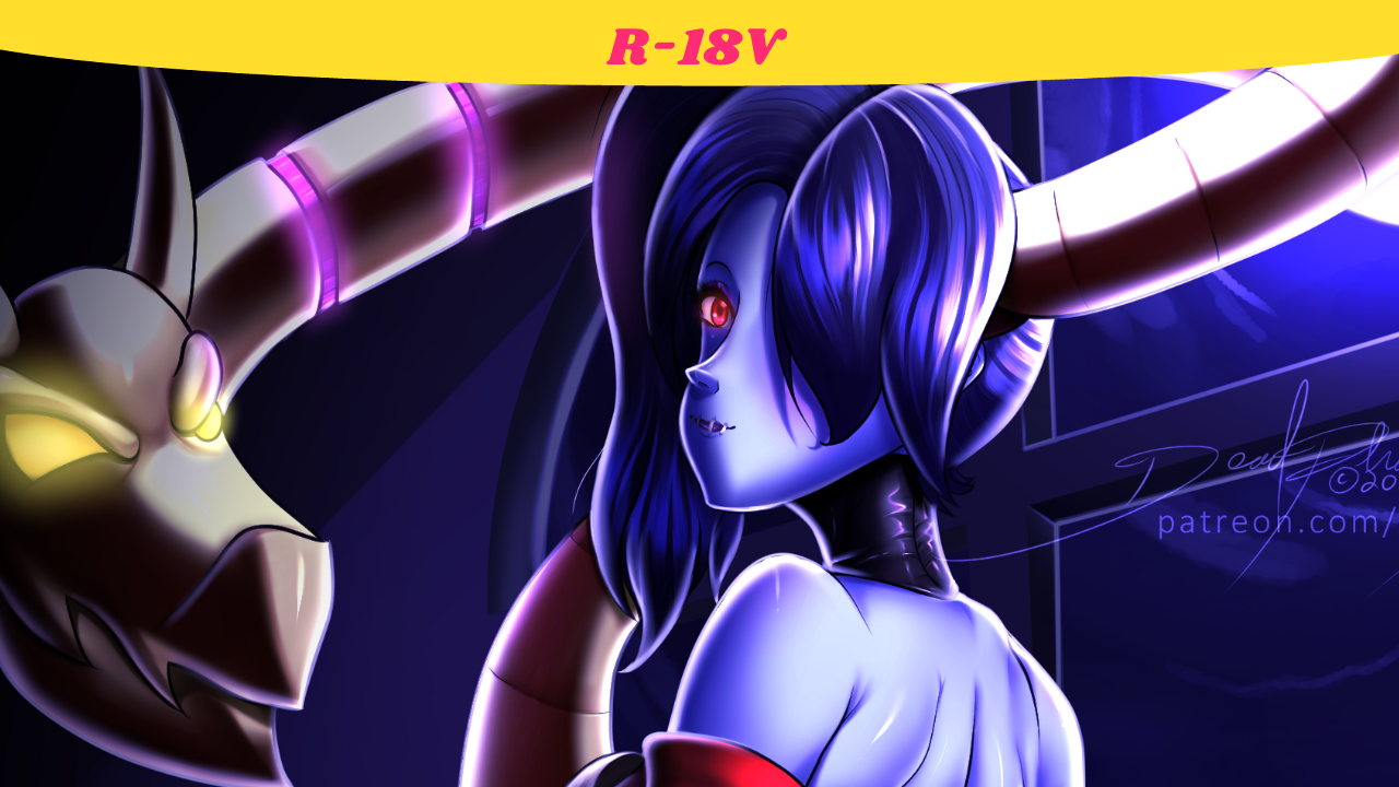 Read more about the article [Commission] Moonlight Dirge – Squigly (Skullgirls)